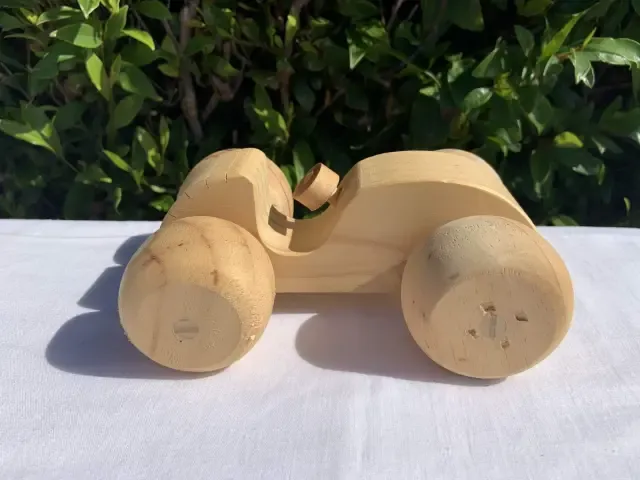 2 By 4 Car Steering Wheel - handcrafted wooden toy NZ