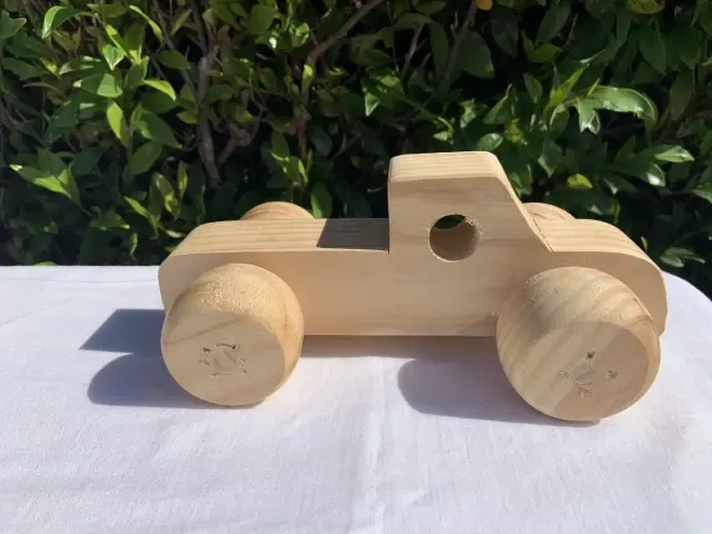2 By 4 Pine Ute - handcrafted wooden toy NZ