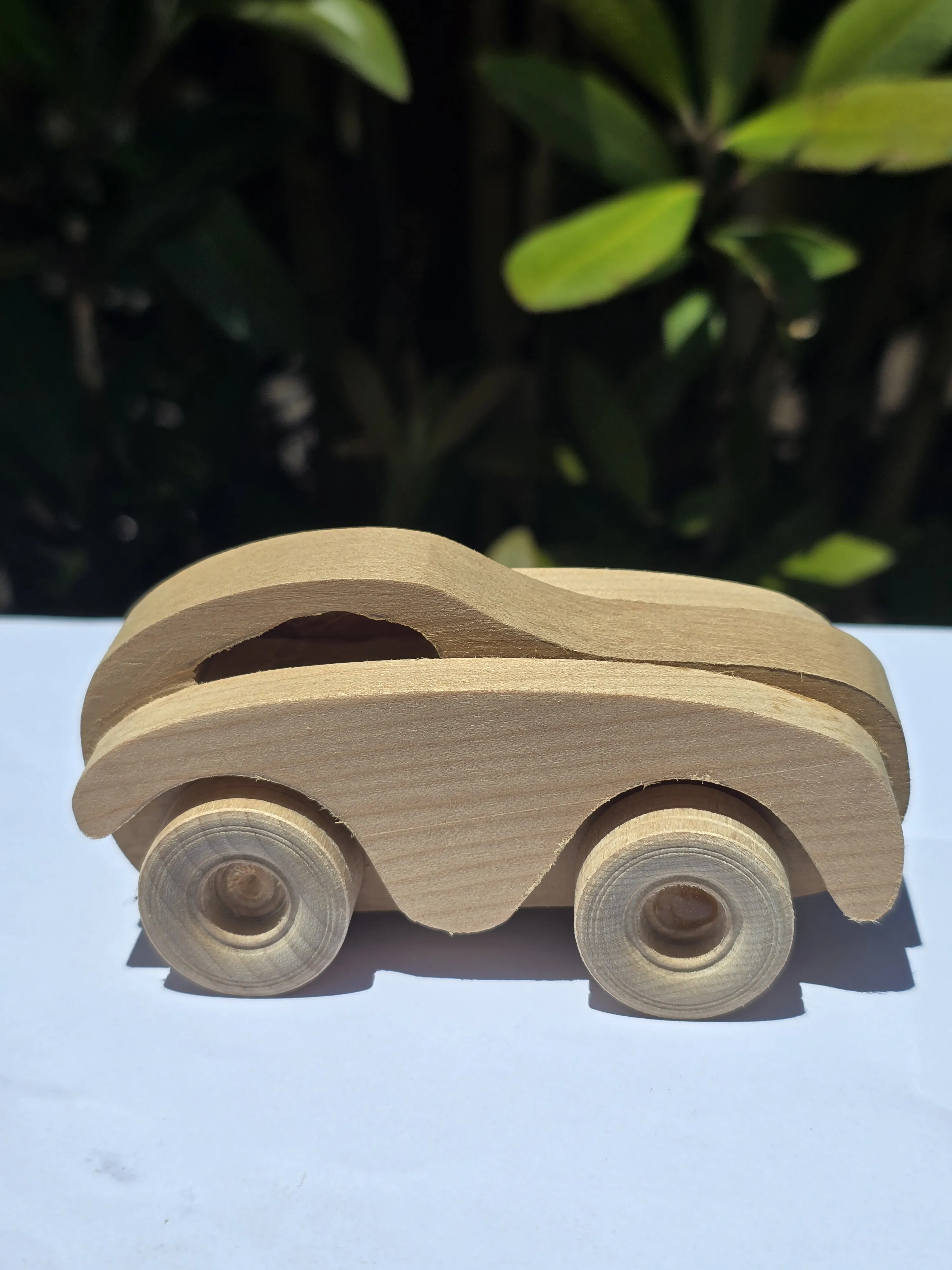 Wooden Car GT Coupe - handcrafted wooden toy NZ
