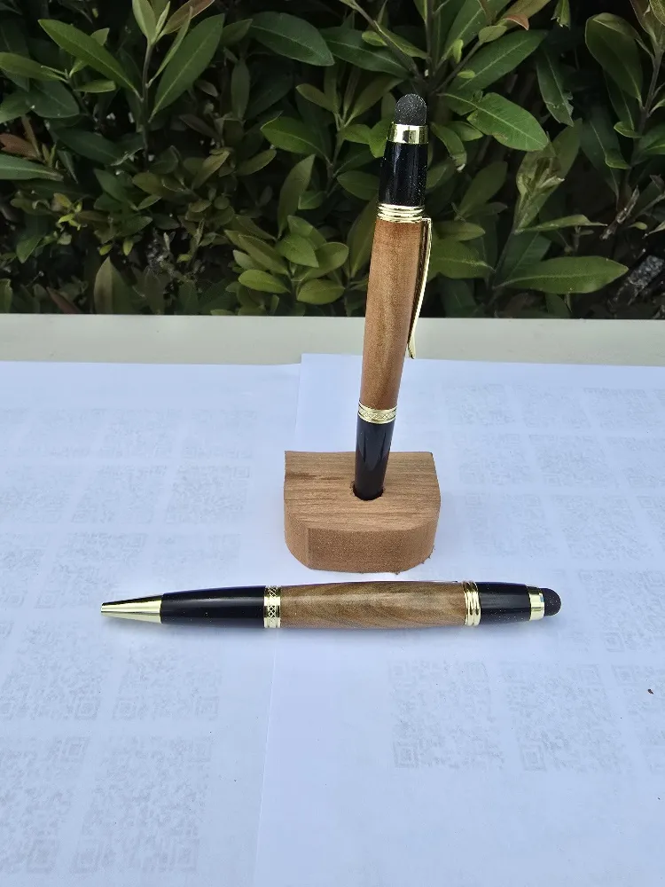 Kauri Gold Touch Stylus Pen - handcrafted wooden toy NZ