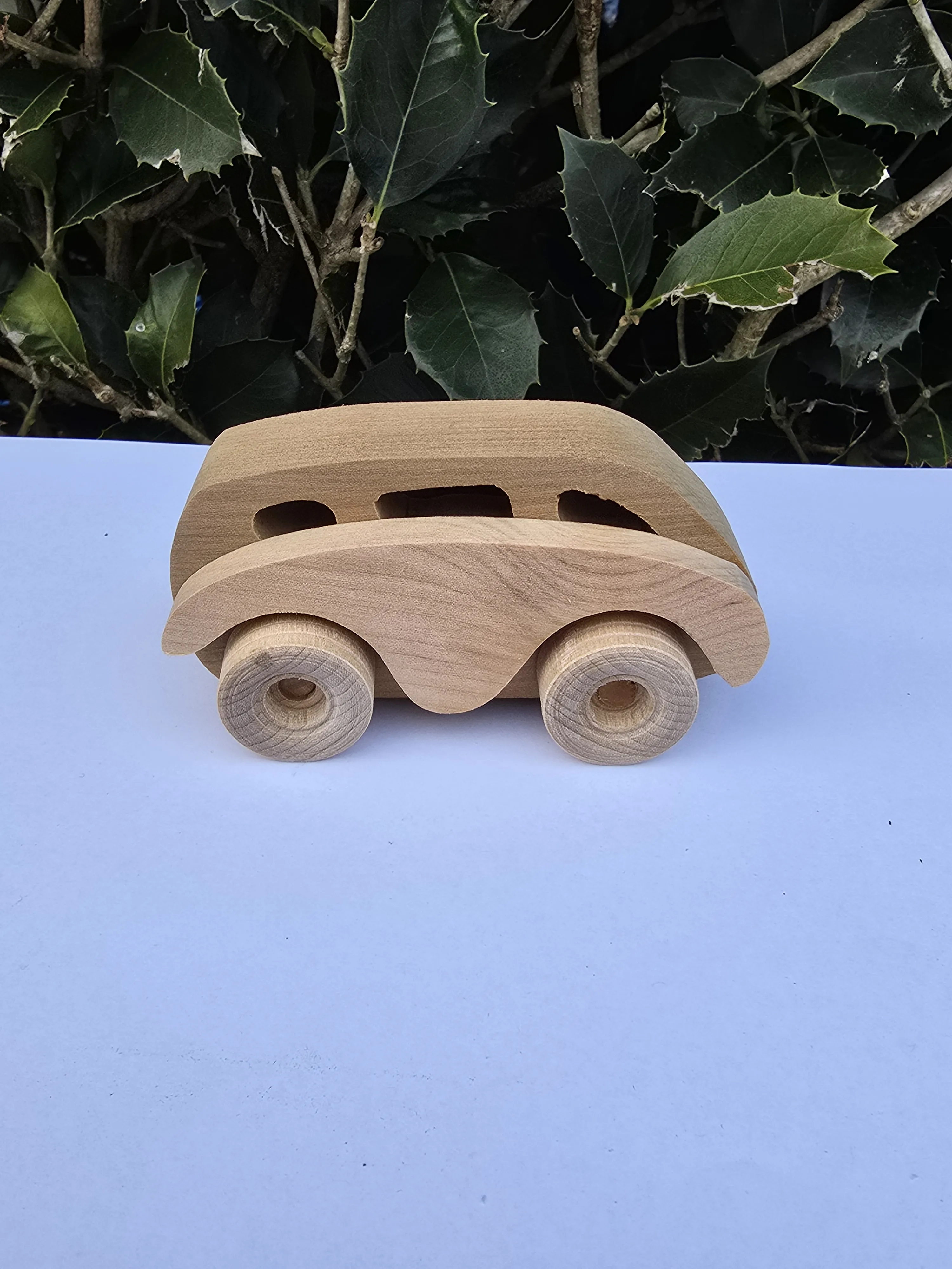 mini van - handcrafted wooden toy NZ