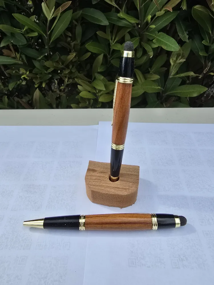Rimu Gold Touch Stylus Pen - handcrafted wooden toy NZ