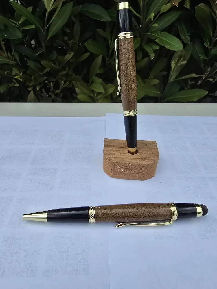 Totara Gold Touch Stylus Pen - handcrafted wooden toy NZ