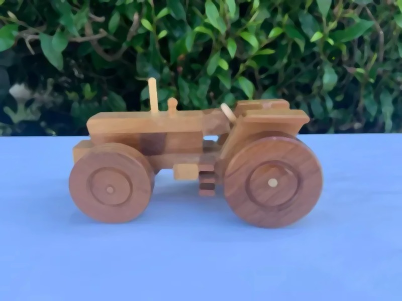 Exquisite Wooden Tractor