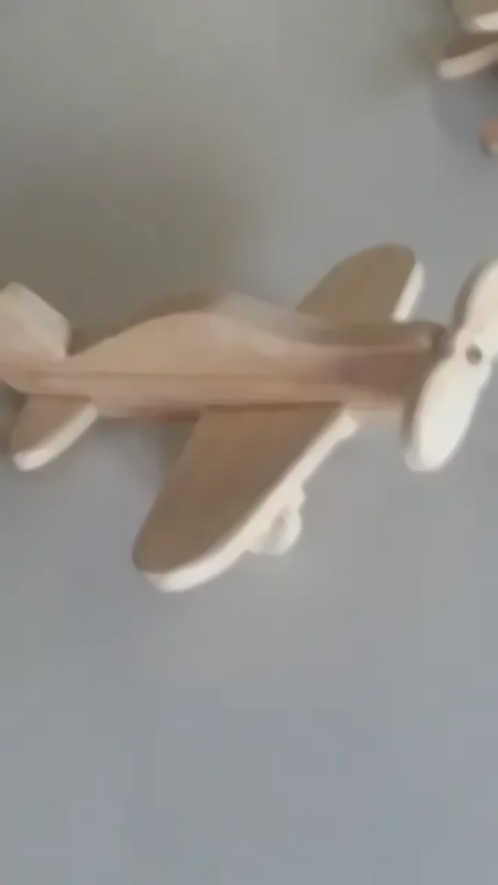 Pine Plane - handcrafted wooden toy NZ