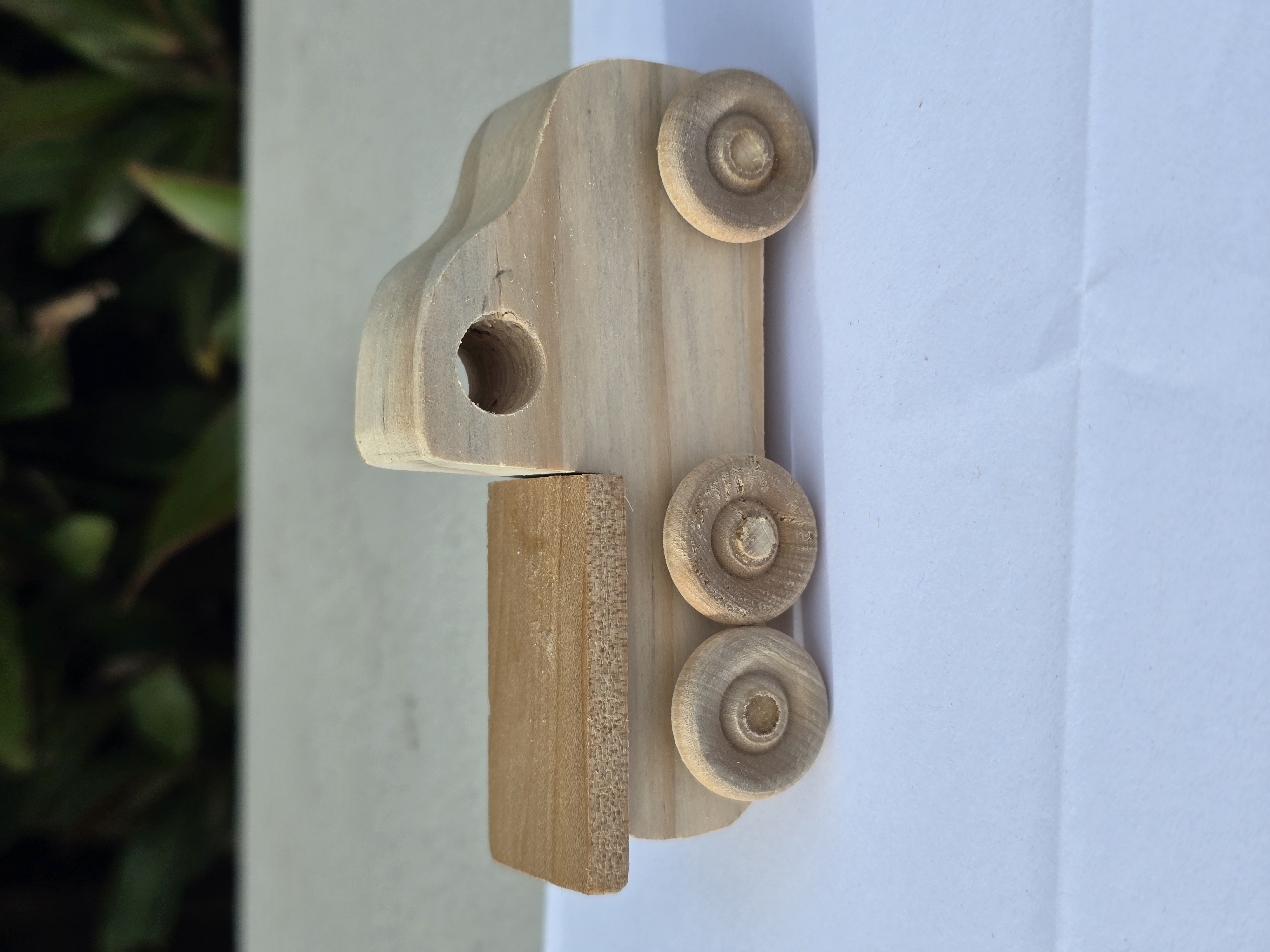 Small Pine Truck - handcrafted wooden toy NZ