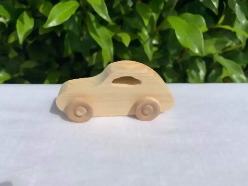 Small Pine Car - Handcrafted wooden toy from New Zealand