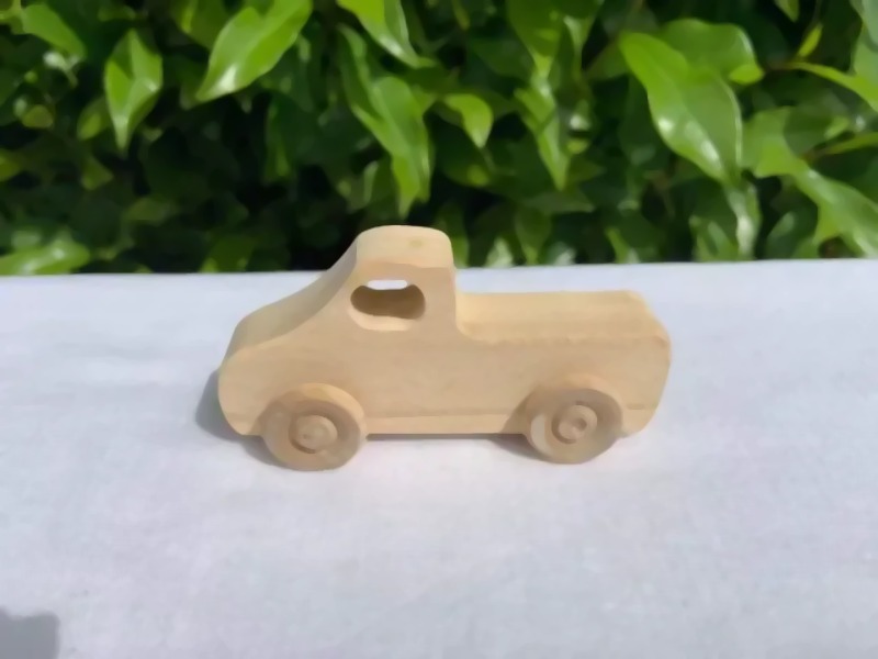 Small Pine Ute - handcrafted wooden toy NZ